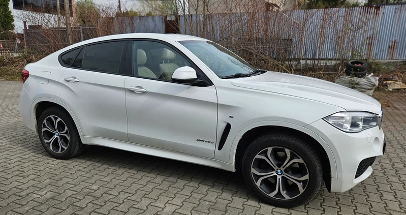 BMW X6 cena 163000 przebieg: 169000, rok produkcji 2016 z Biała małe 631